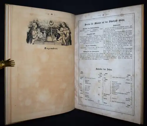 Hermann, Kalender auf das Jahr 1844 BAYERN BAVARICA