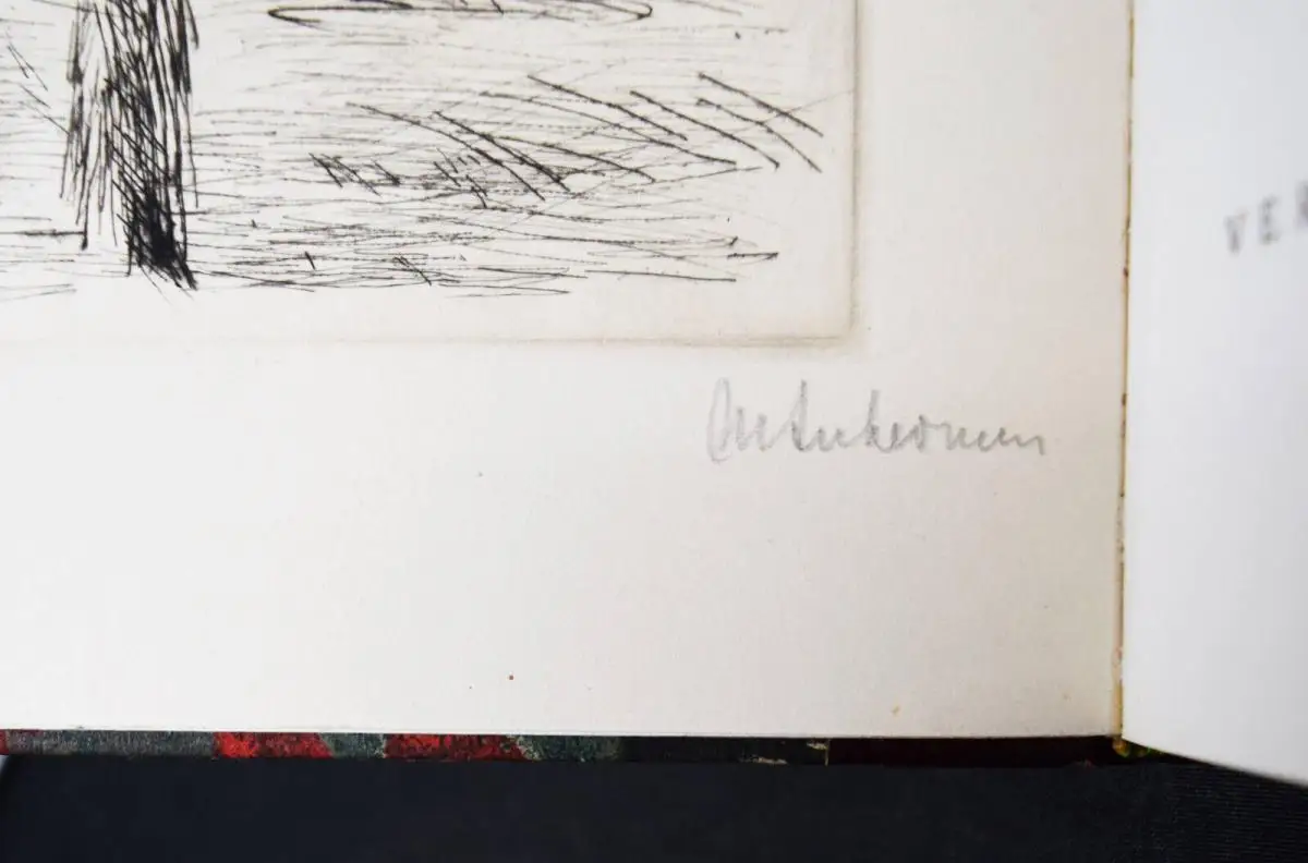 ORIGINAL-RADIERUNG MAX LIEBERMANN 1922 SIGNIERT NUM. 1/200 - Wolff, Zeichnungen 1