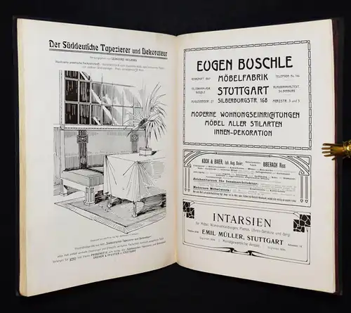 Heilborn, Moderne Wohnräume 1910 INNENARCHITEKTUR JUGENDSTIL-INTERIEURS WOHNEN