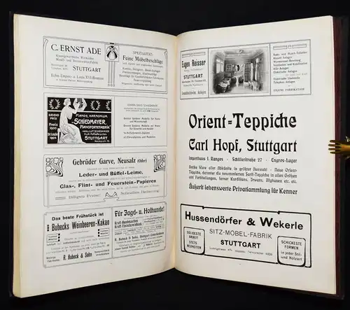 Heilborn, Moderne Wohnräume 1910 INNENARCHITEKTUR JUGENDSTIL-INTERIEURS WOHNEN