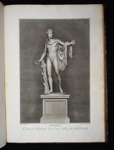 RIESENBÜCHER GÖTTER-TAFELN 1782 Imperial-Folio - Visconti, Il Museo Pio Clementi