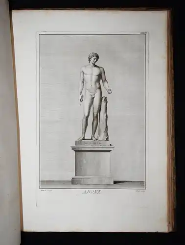 RIESENBÜCHER GÖTTER-TAFELN 1782 Imperial-Folio - Visconti, Il Museo Pio Clementi