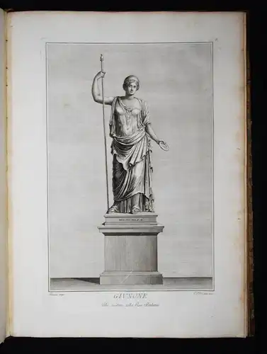 RIESENBÜCHER GÖTTER-TAFELN 1782 Imperial-Folio - Visconti, Il Museo Pio Clementi