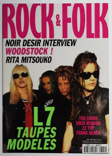 Baudelet et Koechlin, Rock & Folk 1994. 12 VOLUMES magazine ZEITSCHRIFT