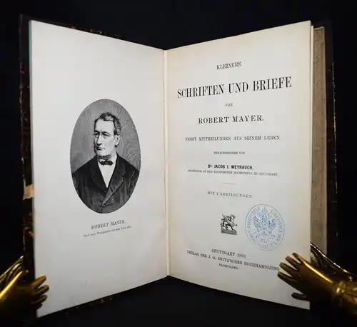 Mayer, Kleinere Schriften und Briefe - 1893 THERMODYNAMIK PHYSIK THERMODYNAMICS