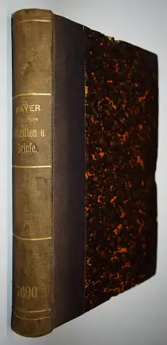 Mayer, Kleinere Schriften und Briefe - 1893 THERMODYNAMIK PHYSIK THERMODYNAMICS