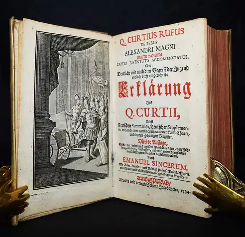 Sincerus, Q. Curtius Rufus De rebus Alexandri Magni - 1734 BAROCKLITERATUR