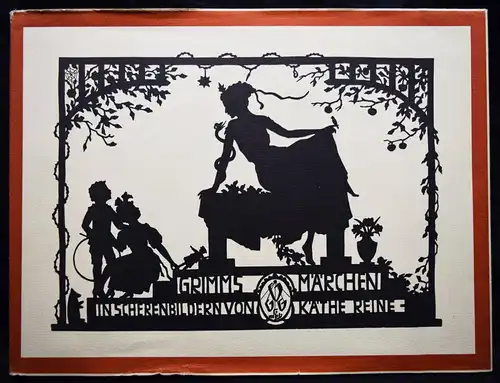 Grimm, Märchen 1925 - EINZIGE AUSGABE SCHERENBILDER Käthe Reine SCHATTENBILDER