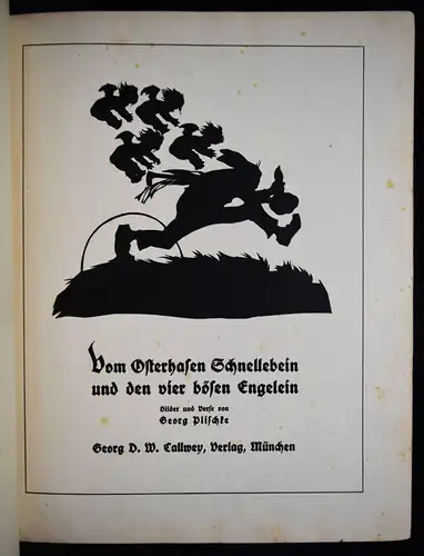 Plischke, Allerlei ha holdrio von der Schere: Schnippel-Froh 1925 SCHATTENBILDER