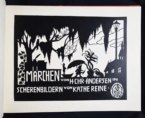 Andersen, H.C. Märchen. 1926 - SCHERENSCHNITTE SCHATTENBILDER