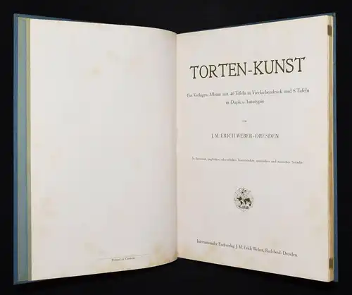 Weber. Torten-Kunst. Radebeul - um 1925 KONDITOREI