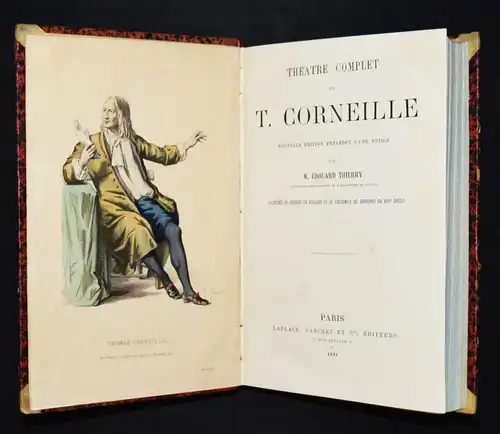Corneille, Theatre complet 1881 HANDKOLORIERTE THEATER-KOSTÜM-TAFELN KOSTÜME