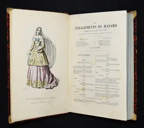 Corneille, Theatre complet 1881 HANDKOLORIERTE THEATER-KOSTÜM-TAFELN KOSTÜME