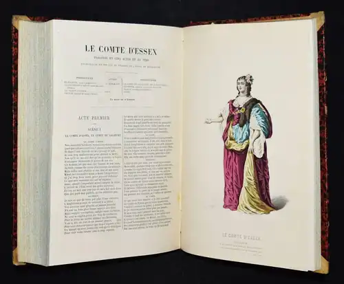 Corneille, Theatre complet 1881 HANDKOLORIERTE THEATER-KOSTÜM-TAFELN KOSTÜME