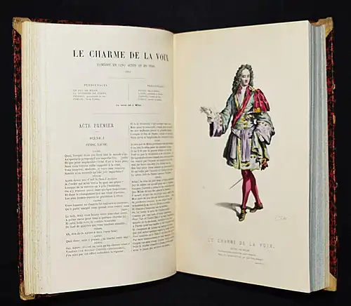 Corneille, Theatre complet 1881 HANDKOLORIERTE THEATER-KOSTÜM-TAFELN KOSTÜME