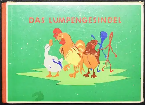 Grimm, Das Lumpengesindel 1956 SCHERENSCHNITTE SCHATTENBILDER