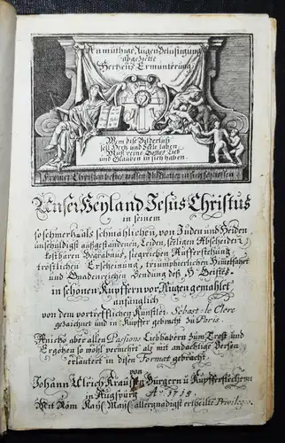 SEHR SELTENER BAROCK-KATECHISMUS 1715 - Krauß, Anmuthige Augen Belustigung