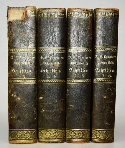 Lavater, Ausgewählte Schriften - 1841-1844 PHYSIOGNOMIK PHYSIOGNOMIE