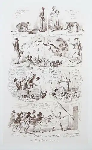 George Cruikshank - Omnibus - 1885 - Karikaturen - Caricatures