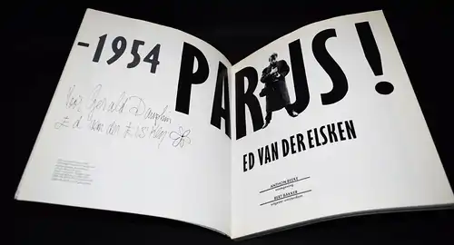 Elsken,  Ed van der. Parijs! 1981 -  SIGNIERT - PARIS