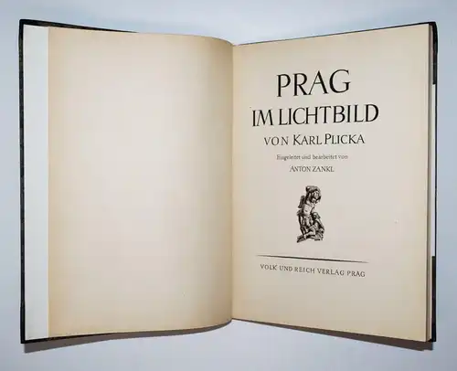 Plicka, Karel. Prag im Lichtbild (1942 oder 1944) TSCHECHIEN PRAG CZECH REPUBLIC