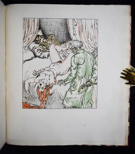 Kock, Mord im Kastanienwäldchen - Gurlitt 1919 Lithographien FRANZ CHRISTOPHE