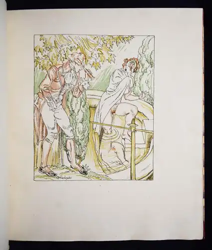 Kock, Mord im Kastanienwäldchen - Gurlitt 1919 Lithographien FRANZ CHRISTOPHE