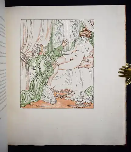 Kock, Mord im Kastanienwäldchen - Gurlitt 1919 Lithographien FRANZ CHRISTOPHE