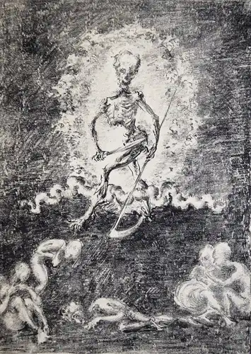 Le Sage. Der hinkende Teufel 1920 NUM.  1/125 SIGNIERT H. Fikentsch B. Lorenz