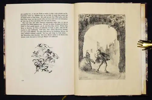 Le Sage. Der hinkende Teufel 1920 NUM.  1/125 SIGNIERT H. Fikentsch B. Lorenz