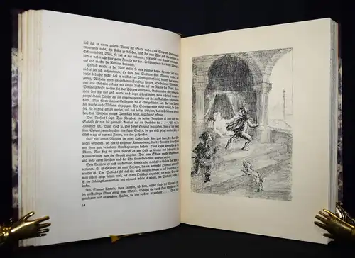 Le Sage. Der hinkende Teufel 1920 NUM.  1/125 SIGNIERT H. Fikentsch B. Lorenz