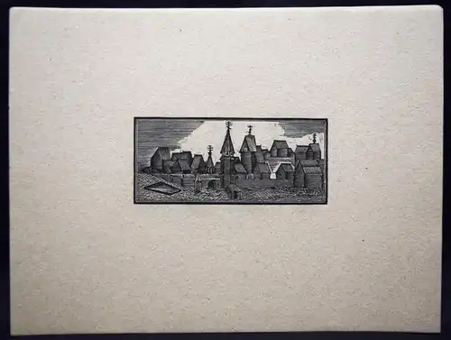 Masjutin - 11 Orig.-Woodcuts -  RUSSIAN AVANTGARDE Alt-Petersburg - 1923