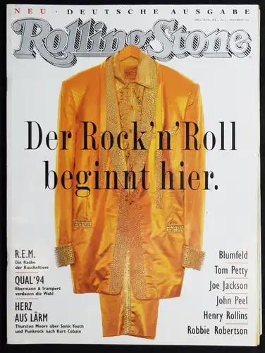 Kuhls, Rolling Stone Deutschland 1994-1995 - ROCK-POP-ZEITSCHRIFT-MAGAZIN