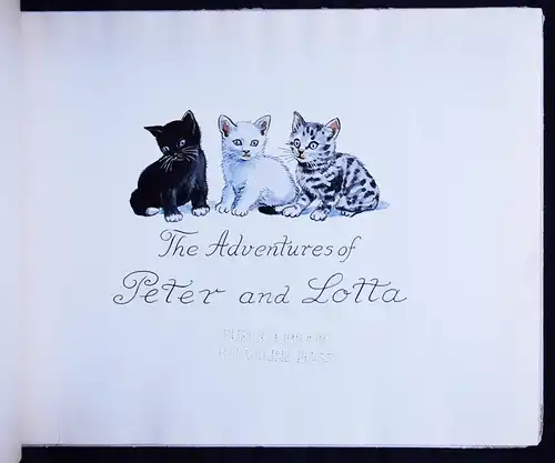 Beskow, The Adventures of Peter and Lotta - 1931 SCHATTENBILDER