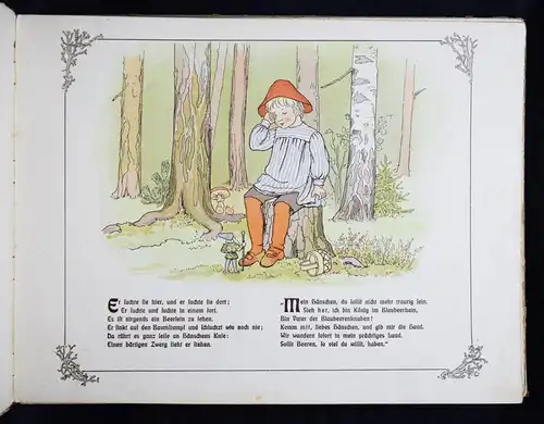 Beskow. Hänschen im Blaubeerenwald - Loewe 1903 Elsa Beskow Karsten Brandt