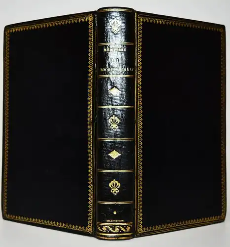 La Rochefoucauld, Memoires 1804 MAROQUIN-LEDER-EINBAND SIGNIERT P. Durville