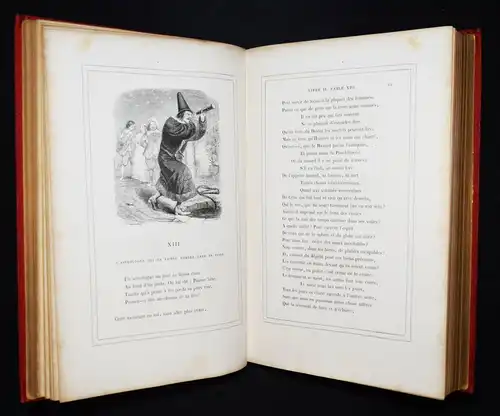 La Fontaine. Fables. Paris 1867-1868 - GRANDVILLE - FABELN