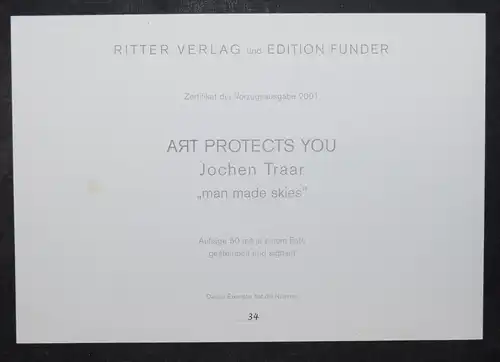 Jochen Traar - Art protects you – Eines von 50 num. Exemplaren !