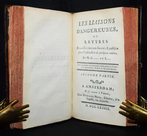 Laclos, Les liaisons dangereuses - 1782