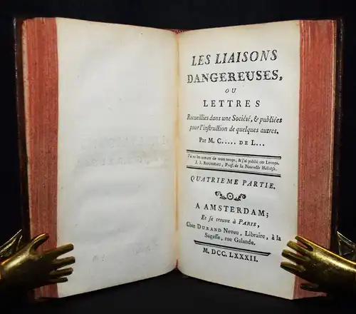 Laclos, Les liaisons dangereuses - 1782