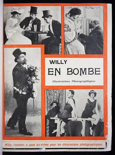 Willy. En bombe - 1904 ONE AND ONLY EDITION First photo novel !