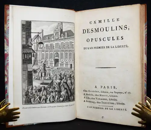 Desmoulins, Opuscules de l’an 1 de la liberte 1790 FRENCH REVOLUTION