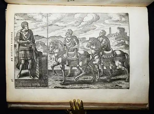 Lipsius, De militia Romana libri quinque PLANTIN 1598 MILITARIA RÖMISCHES REICH