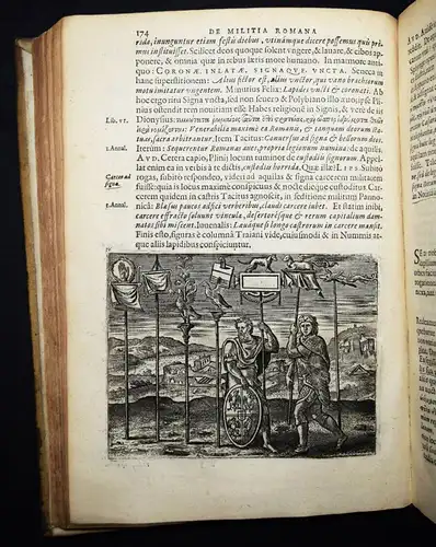 Lipsius, De militia Romana libri quinque PLANTIN 1598 MILITARIA RÖMISCHES REICH