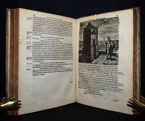 Lipsius, De militia Romana libri quinque PLANTIN 1598 MILITARIA RÖMISCHES REICH