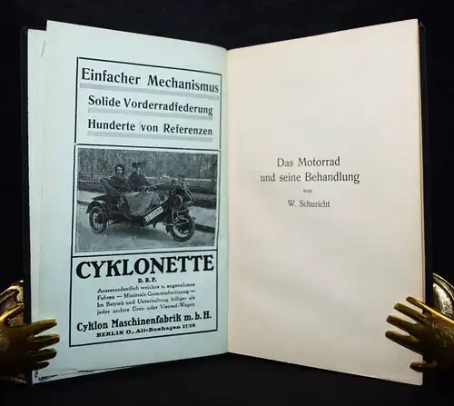 Schuricht, Das Motorrad und seine Behandlung -  1913 MOTORRÄDER