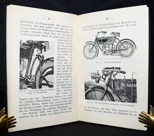 Schuricht, Das Motorrad und seine Behandlung -  1913 MOTORRÄDER