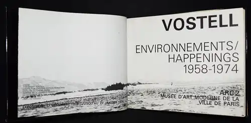Vostell, Environnements, Happenings 1958-1974 SIGNED CONCEPT-ART FLUXUS