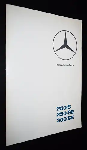Mercedes-Benz- 250 S, 250 SE und 300 SE ORIGINAL-PROSPEKT 1965/66 - AUTOMOBIL