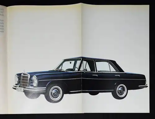 Mercedes-Benz- 250 S, 250 SE und 300 SE ORIGINAL-PROSPEKT 1965/66 - AUTOMOBIL